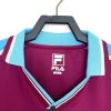 West Ham United retro jersey claret and blue