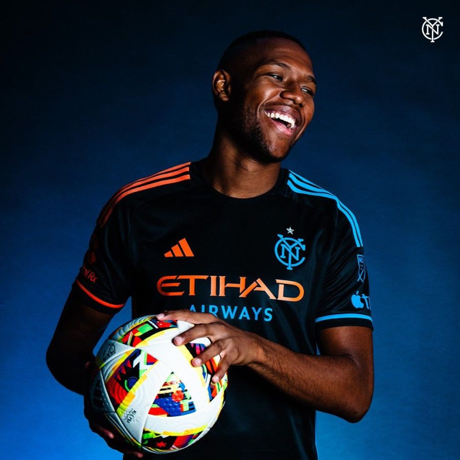 New York City FC away kit 2024 2025 men's short sleeve soccer jersey