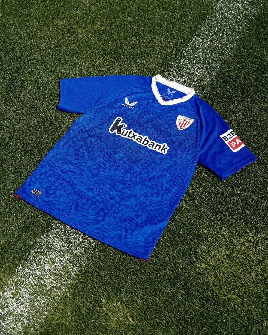 Athletic Club Bilbao soccer kit away jersey red and white