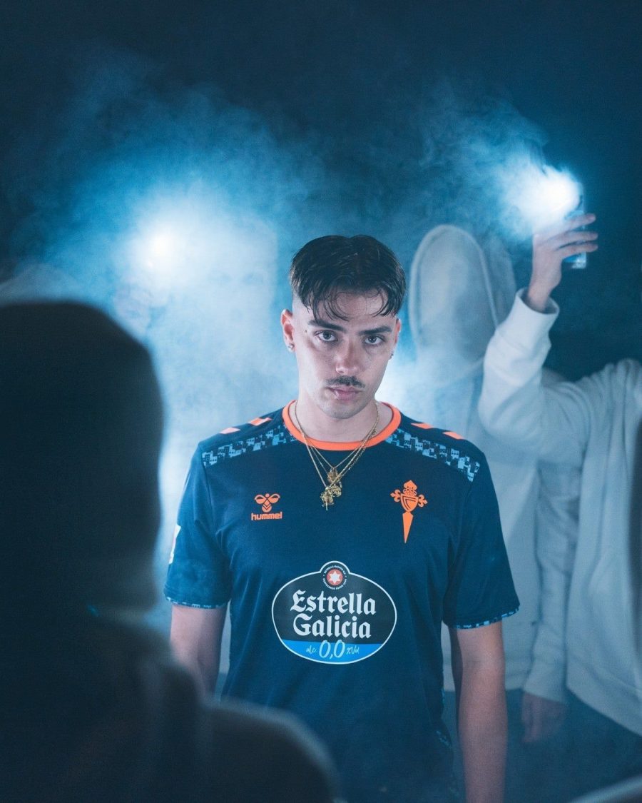Celta Vigo away soccer kit with official design 2024-2025