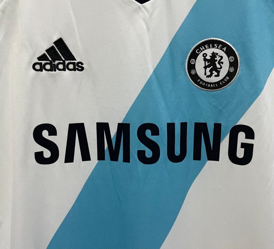 Chelsea blue home away soccer kit two thousand twelve two thousand thirteen