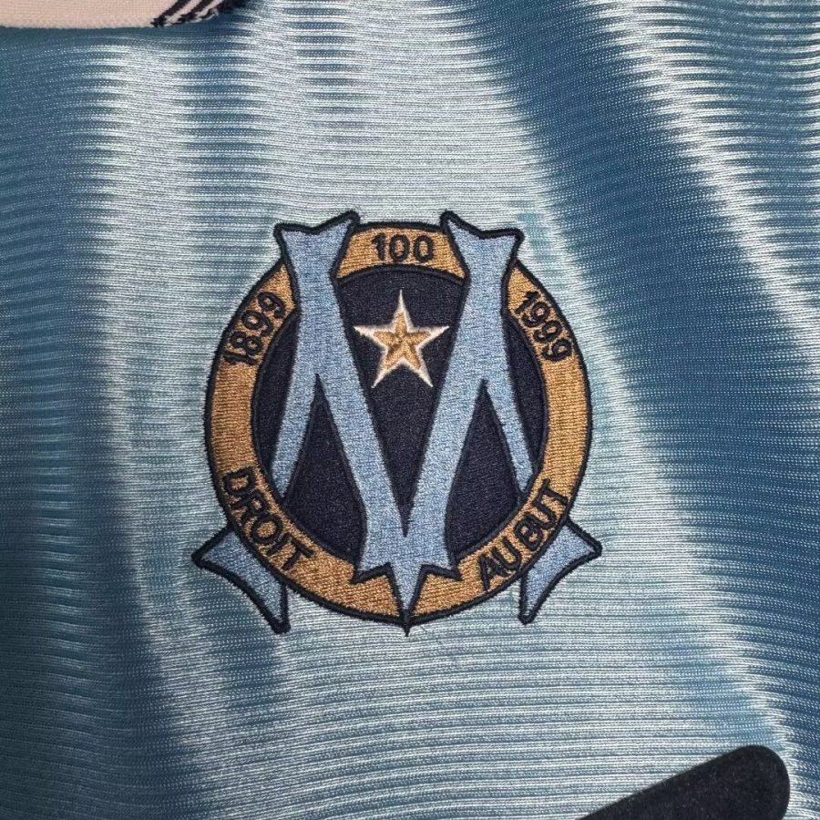 tenue-de-football-olympique-de-marseille-exterieur-collection-1998-1999 Olympique de Marseille away soccer kit 1998 1999 collection
