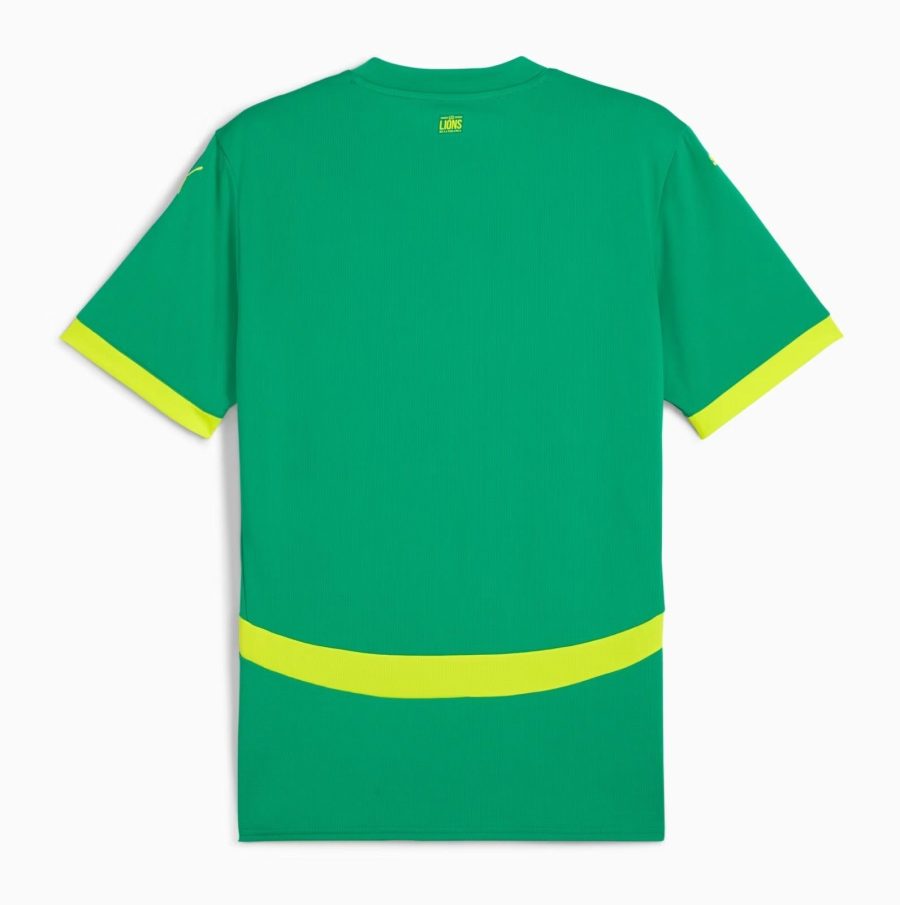Senegal away soccer kit Lions of Teranga jersey white green red