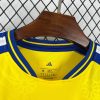 Swedish home soccer kit 2026 blue and yellow jersey