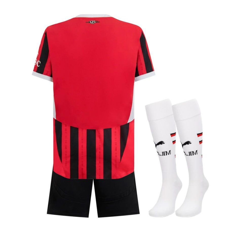 youth AC Milan home jersey kit 2024 2025 season