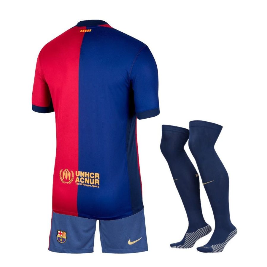 FC Barcelona youth home jersey kit 2024 2025 season