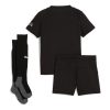 Youth outfit Manchester City away season 2025 2026 jersey and shorts