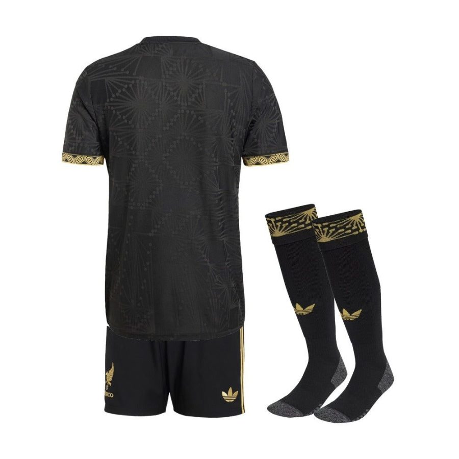 tenue-enfant-mexique-gold-cup-2025-maillot-domicile-et-short Mexico Gold Cup 2025 Youth Kit Home Jersey and Shorts