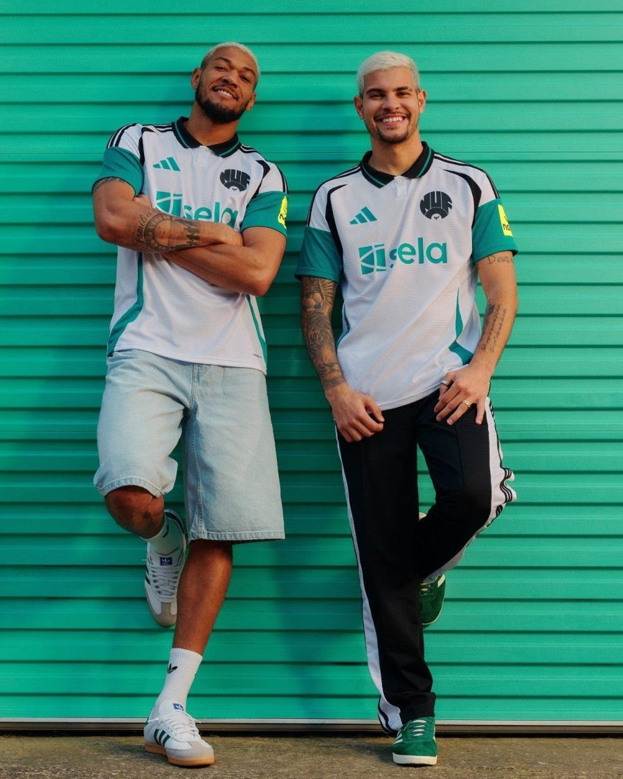 Newcastle United away third jersey soccer collection two thousand twenty four two thousand twenty five