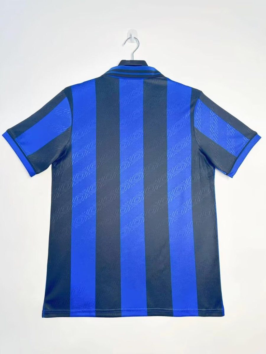 tenue-football-inter-milan-domicile-collection-retro-1995-1996 Inter Milan home soccer kit retro collection 1995 1996