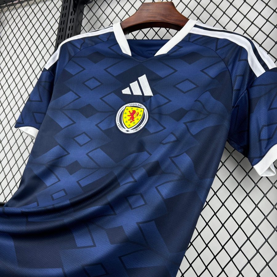 official Scotland navy blue home soccer jersey 2026