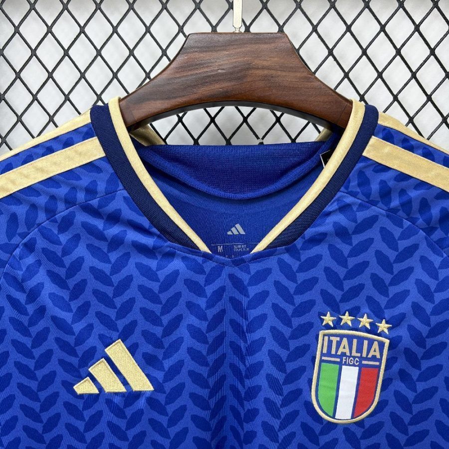 Official Italy Azzurro Blue Kit with Federation Crest