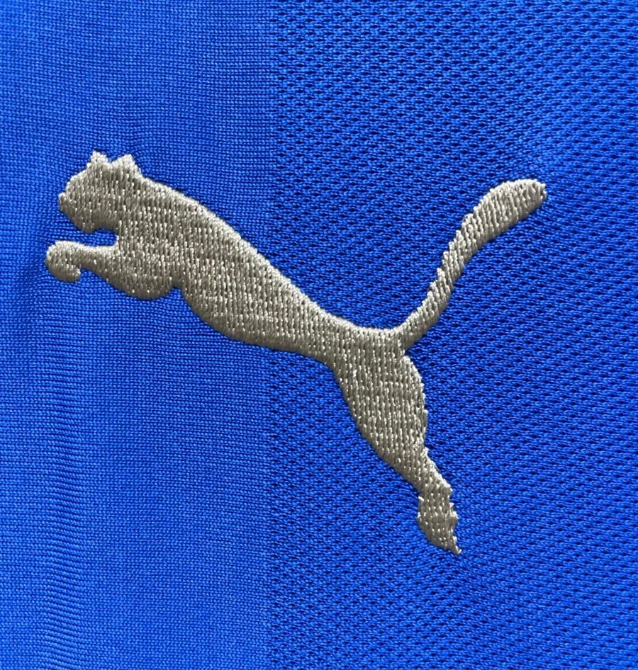 Leicester City official home kit in royal blue