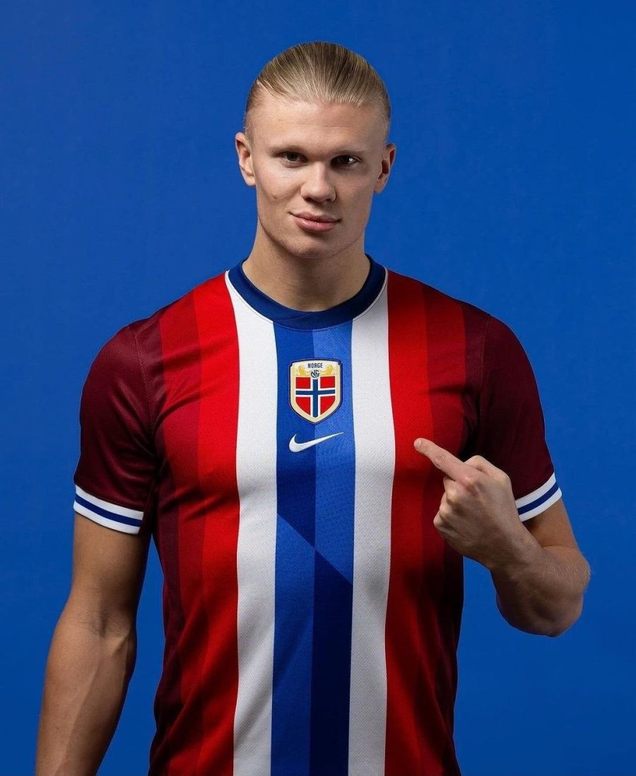 official Norway home 2024 red soccer jersey for Viking supporters