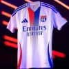 tenue-officielle-ol-domicile-nouveau-maillot-supporter-rouge-et-bleu official OL home kit new red and blue supporter jersey