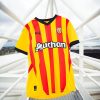 Official RC Lens yellow and red jersey for home supporter