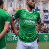 tenue-officielle-supporter-saint-etienne-domicile-2024-2025-jersey-foot Official Saint-Étienne home supporter kit 2024 2025 soccer jersey