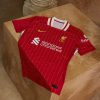 Liverpool Home Soccer Jersey Red with Club Badge