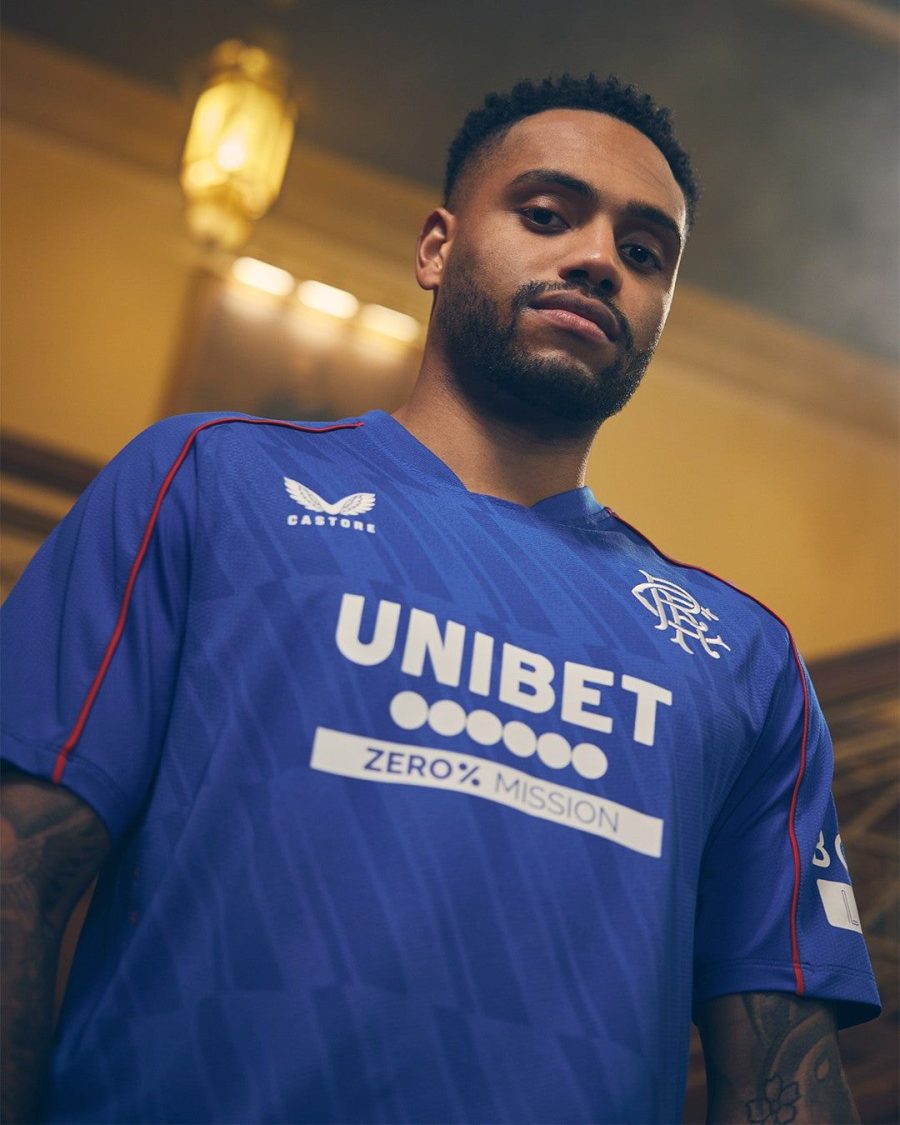 tunique-de-football-rangers-fc-tenue-officielle-a-domicile-2024-2025 Rangers FC soccer jersey official home kit 2024-2025