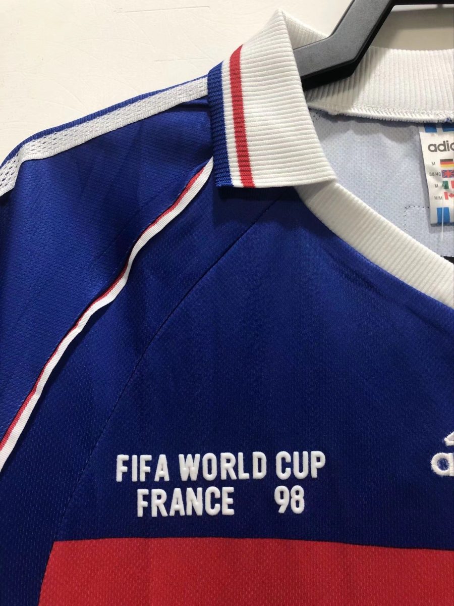 Official Les Bleus jersey 1998 World Cup home version