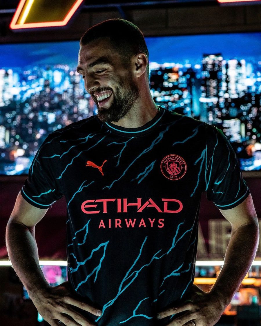Official Manchester City third kit 2023 2024 for supporters