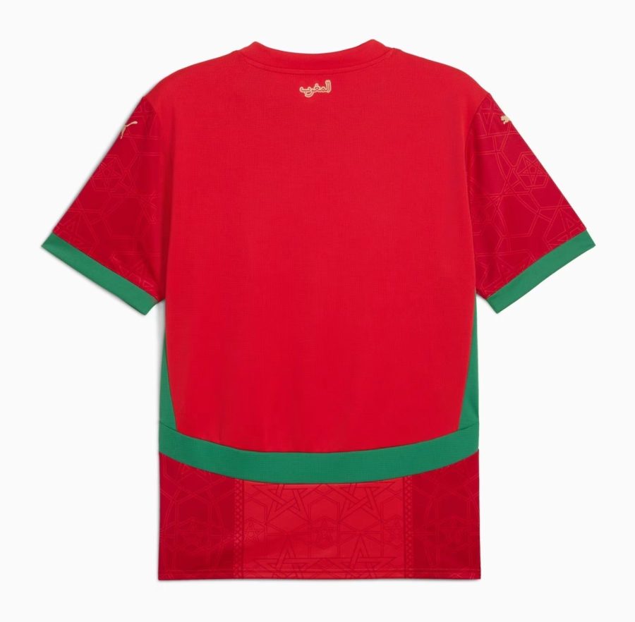 tunique-officielle-selection-marocaine-football-version-domicile-manches-courtes-avec-ecusson Official Morocco National Soccer Team Home Jersey Short Sleeve with Badge