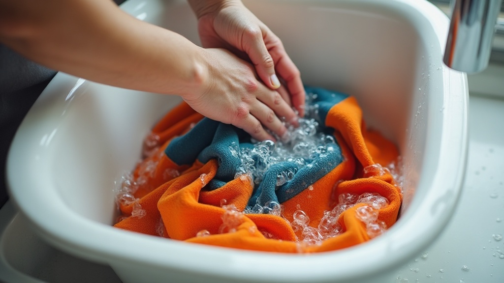 How to hand wash a soccer jersey without damaging it