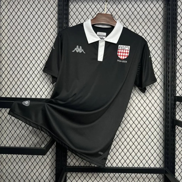 AS Monaco 2024-2025 Black Jersey