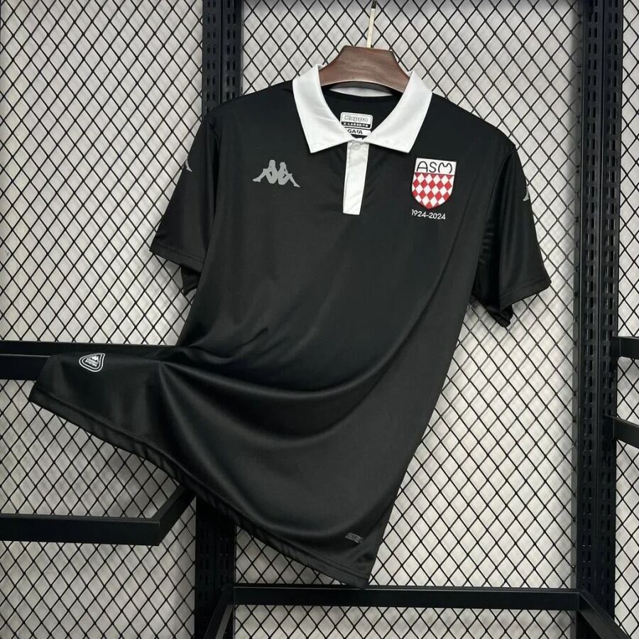 AS Monaco 2024-2025 Black Official Jersey