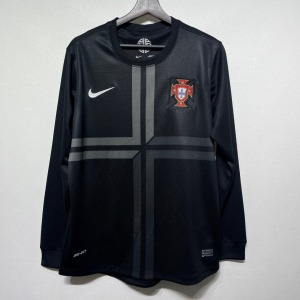 Portugal Away Jersey 2012 Retro Long Sleeves