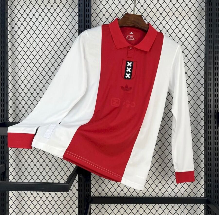 0C228505-10BC-41D8-8497-646DE4192B6F.jpg Ajax Amsterdam 2025/26 Long Sleeve Soccer Jersey