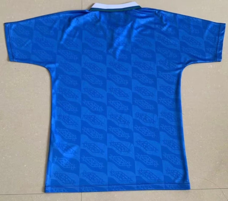 Brazil 1992 Away Soccer Jersey
