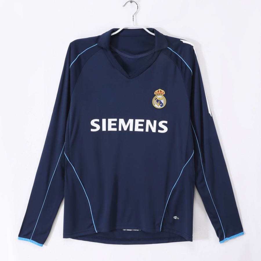 Real Madrid Away Jersey 2005-2006 Long Sleeve
