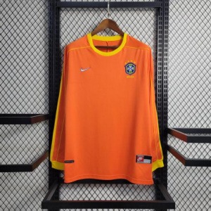 Brazil Goalkeeper Long Sleeve 1998 Jersey