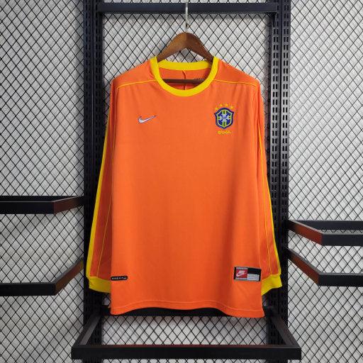 Brazil Goalkeeper Long Sleeve 1998 Jersey