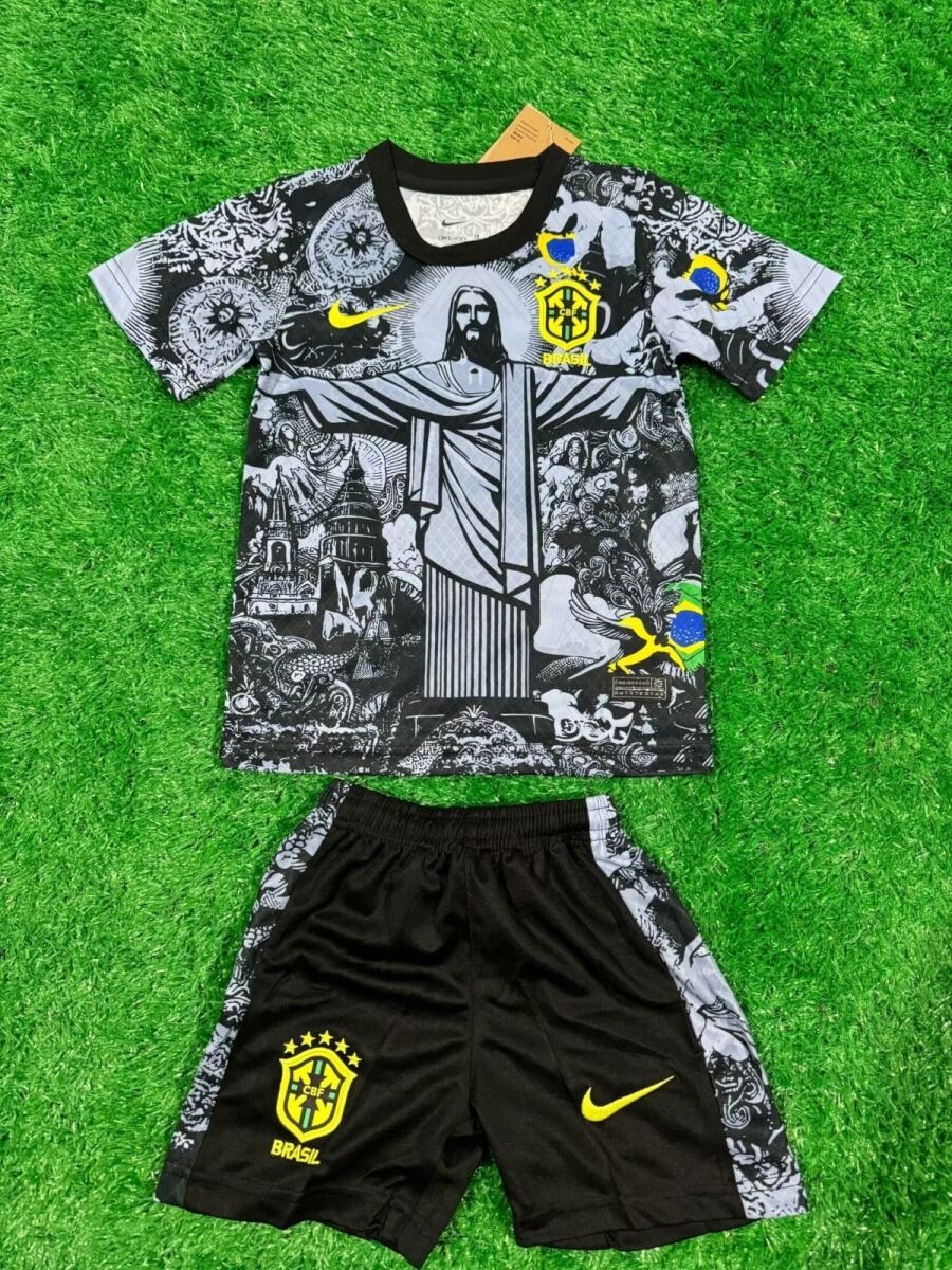 Brazil Youth 24/25 Black Special Soccer Jersey