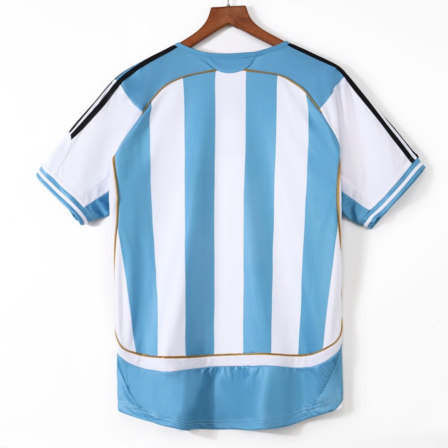 Argentina Home 2006 Retro Soccer Jersey