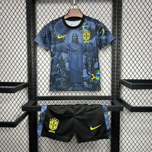 Brazil Home Youth Soccer Jersey 2024-2025