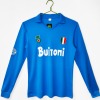 Napoli Home Soccer Jersey 1987-1988 Long Sleeves Retro