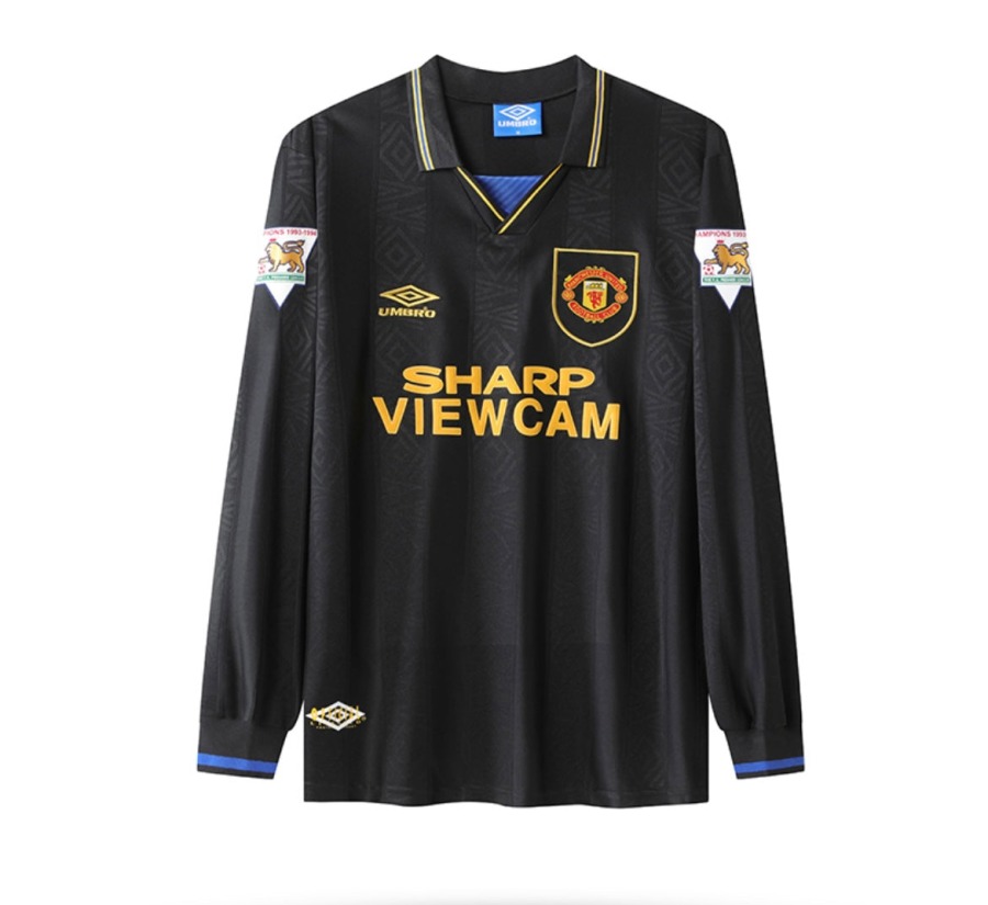 Manchester United 1993/94 Away Long Sleeve Jersey