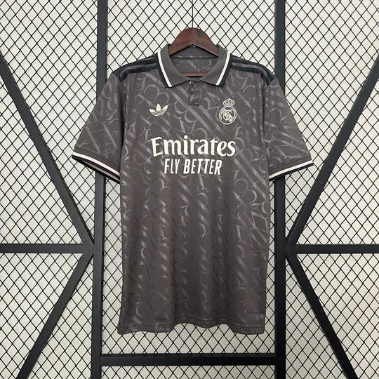 Real Madrid Third Black Soccer Jersey 2024/25
