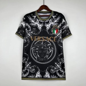 Italy 2023-2024 Versace Black Jersey