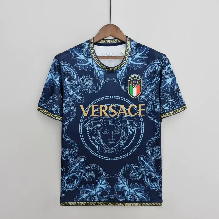 Italy Concept Jersey 2023-2024 Blue and Gold