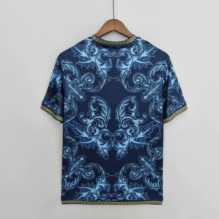 Italy Concept Jersey 2023-2024 Blue and Gold