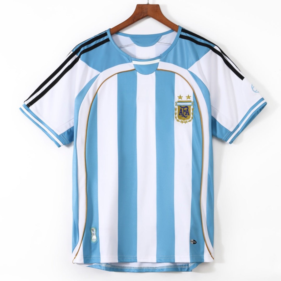 Argentina Home 2006 Retro Soccer Jersey