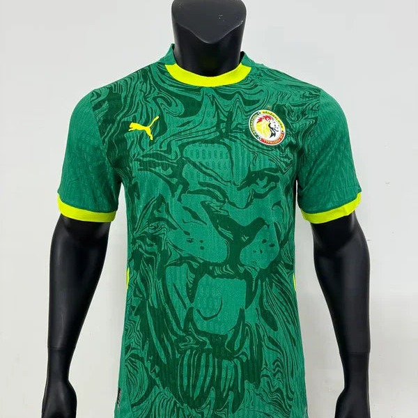 Senegal Away Green AFCON 2025-26 Soccer Jersey