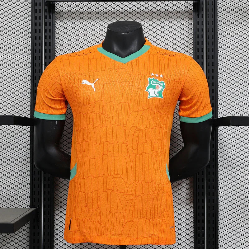 Ivory Coast Home Orange Jersey CAN 2025-26