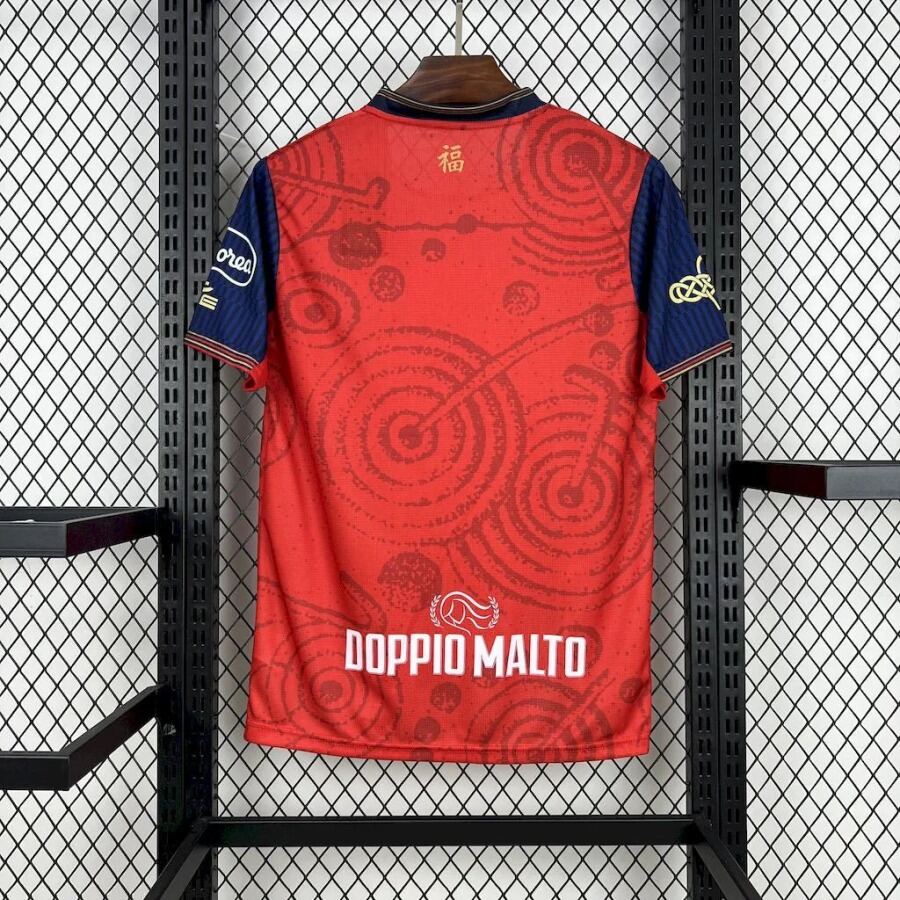 Cagliari 2025-26 Men Youth Soccer Jersey
