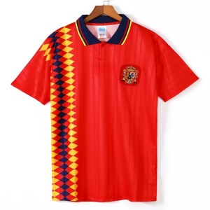 Spain Home 1994-1995 Retro Soccer Jersey