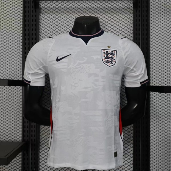England Home 2025/26 Player Soccer Jersey